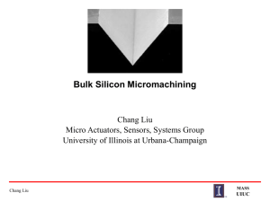 Bulk Silicon Micromachining