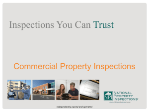 NPI_CommercialCE_2014 - National Property Inspections