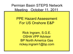 PPE/National STEPS - Permian Basin STEPS