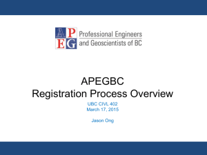 APEG BC Presentation (March 17, 2015)