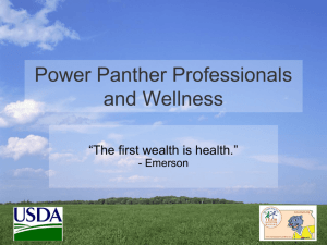 Introduction to Wellness PowerPoint