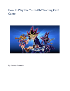 Why to Play Yu-Gi-Oh and how this manual can