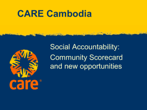 Cambodia Case study - Social Accountability