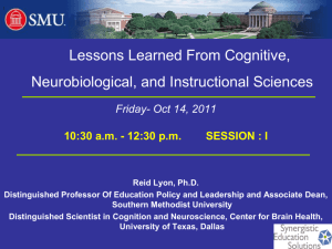 Lessons Learned From Cognitive, Neurobiological, and