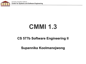 EC07_CMMI - Software Engineering II