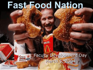 Fast Food Nation Discussion