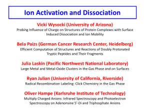 Ion Activation and Dissociation