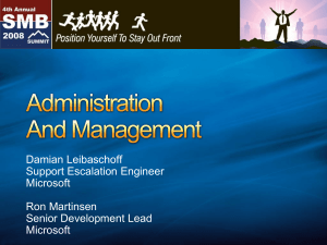 Administration And Management
