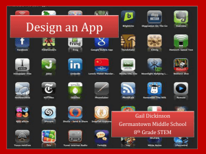 Design an App - Madison County Schools