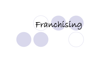 Franchising - BBA Group A 2010