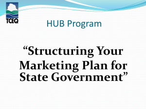 Structuring Your Marketing Plan for State Government