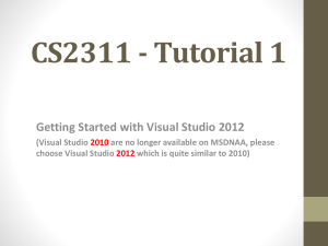 Visual Studio 2012