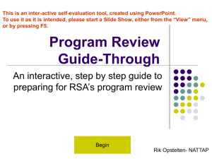 Program Review Guide-Through