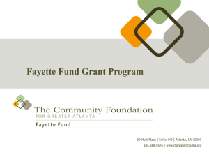 Letter Of Intent (LOI) - The Community Foundation for Greater Atlanta