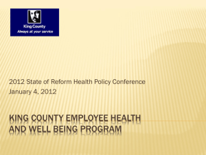 Key Results: King County Employee Health and