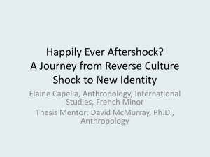 Happily Ever Aftershock? A Journey from Reverse Culture Shock to