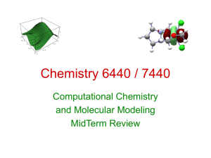 Chemistry 6440 / 7440 - Department of Chemistry, Wayne State