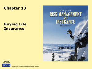 Chapter 13: Buying Life Insurance