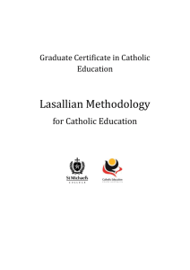 Graduate Certificate in Catholic Education