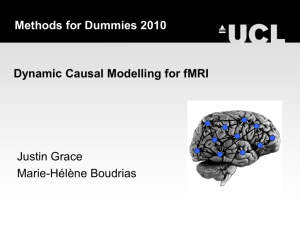 DCM for fMRI