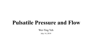 Pulsatile Pressure and Flow