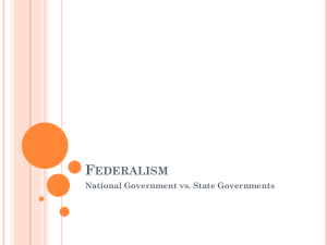Federalism (US Government)