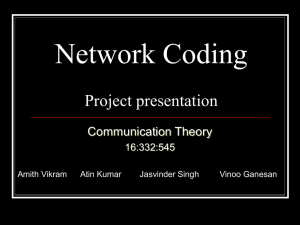 Communication Theory Project presentation
