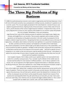 The Three Big Problems of Big Business