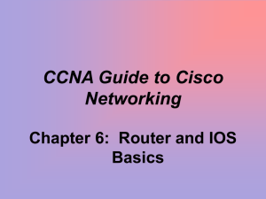 CCNA Guide to Cisco Networking Fundamentals