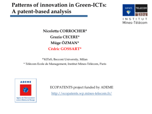 Green ICTs - Cédric GOSSART