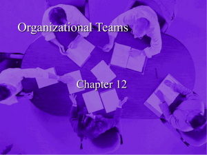 Organizational Teams