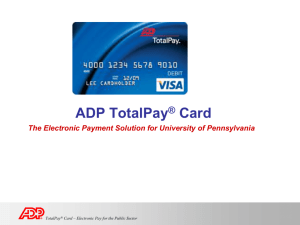 TotalPay Card