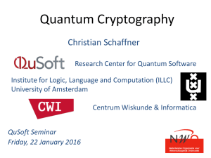 Position-Based Cryptography
