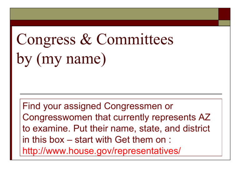 congress-committees