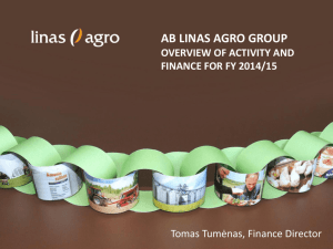 Linas Agro Group Presentation