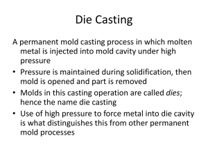 Pressure die casting,Centrifugal casting,Sand Casting defects