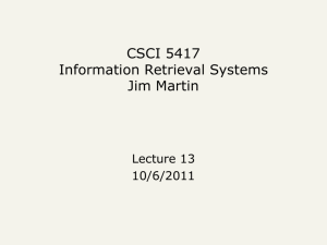 IR-lec13 - Computer Science