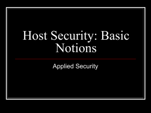 Host Security