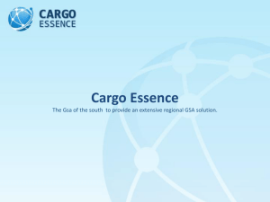 Cargo Essence / SkyGroup Strategic partnership to provide an