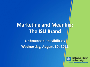 A “brand” - Indiana State University