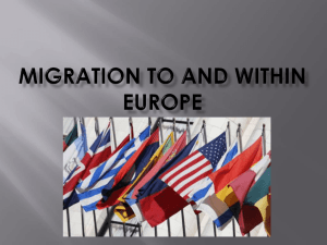 Current Trends in Migration