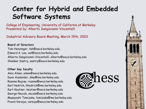 Center for Hybrid and Embedded Systems and Software