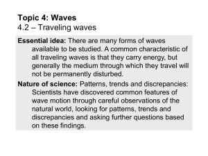 Traveling waves