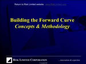 Foward Curve - Risk Limited website