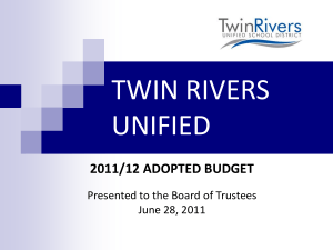 expenditures - Twin Rivers Unified School District