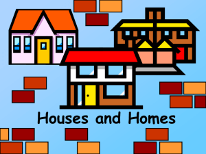 Houses and Homes - Communication4All