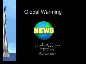 Global Warming PPT - University of Maine System