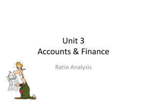 Unit 3 Accounts & Finance