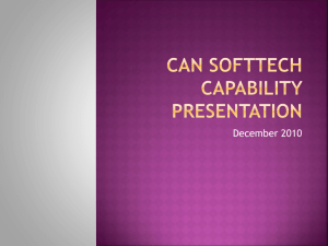 CAN Softtech Capability Presentation