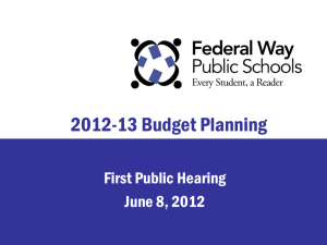 June 11, 2013 - Federal Way Public Schools